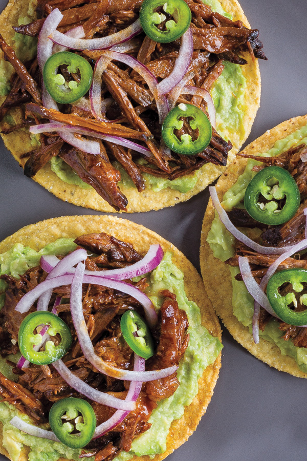 Slow Cooker Shredded BBQ Beef Tostadas Fresh Dish Post from Price Chopper